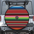 Mexican Serape Blanket Pattern Print Tire Cover With Camera Hole
