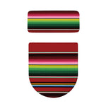 Mexican Serape Blanket Pattern Print Toilet Lid And Tank Cover Set