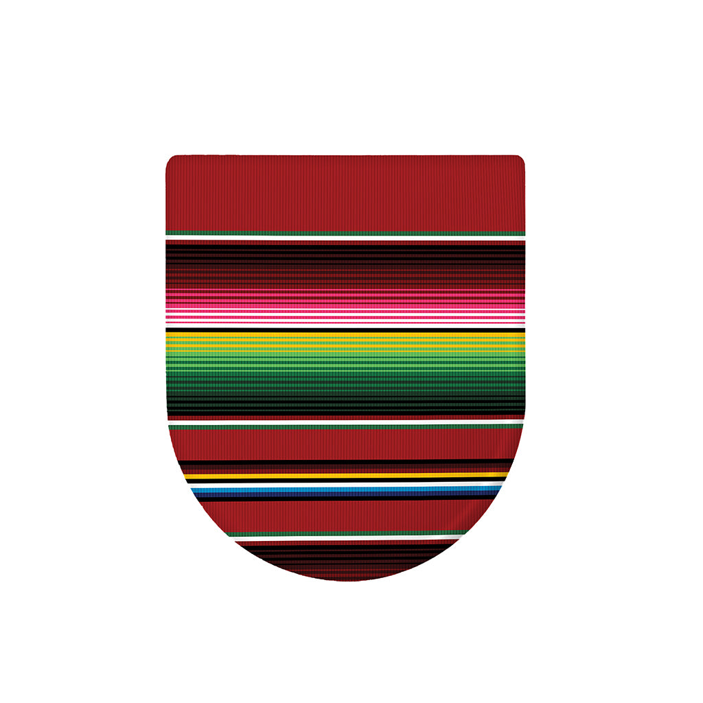 Mexican Serape Blanket Pattern Print Toilet Lid Cover