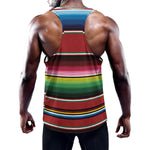 Mexican Serape Blanket Pattern Print Training Tank Top