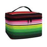 Mexican Serape Blanket Pattern Print Travel Makeup Bag