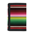 Mexican Serape Blanket Pattern Print Trifold Wallet