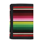 Mexican Serape Blanket Pattern Print Trifold Wallet