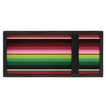 Mexican Serape Blanket Pattern Print Trifold Wallet