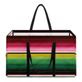 Mexican Serape Blanket Pattern Print Utility Tote Bag