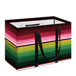 Mexican Serape Blanket Pattern Print Utility Tote Bag
