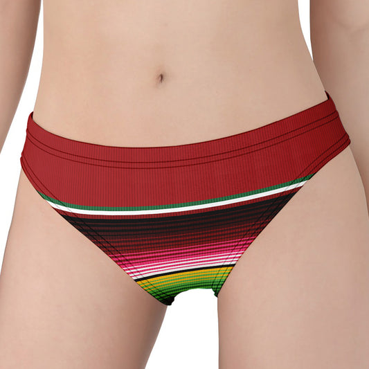 Mexican Serape Blanket Pattern Print Women's Panties