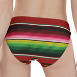 Mexican Serape Blanket Pattern Print Women's Panties