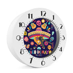Mexican Skull Cinco de Mayo Print Alarm Clock