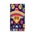 Mexican Skull Cinco de Mayo Print Baby Crib Sheet