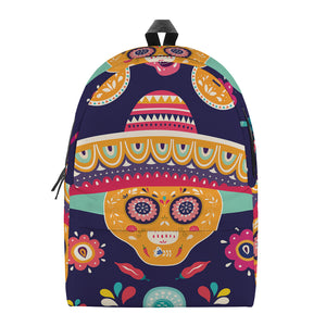 Mexican Skull Cinco de Mayo Print Backpack