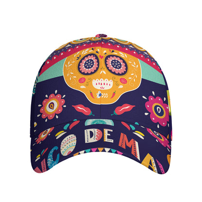 Mexican Skull Cinco de Mayo Print Baseball Cap