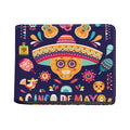 Mexican Skull Cinco de Mayo Print Bifold Wallet
