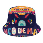 Mexican Skull Cinco de Mayo Print Bucket Hat