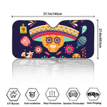 Mexican Skull Cinco de Mayo Print Car Windshield Sun Shade