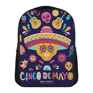 Mexican Skull Cinco de Mayo Print Casual Backpack