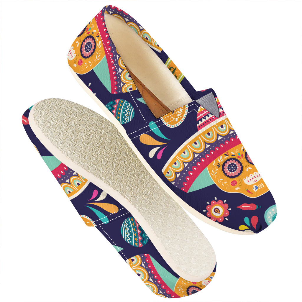 Mexican Skull Cinco de Mayo Print Casual Shoes