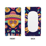 Mexican Skull Cinco de Mayo Print Changing Pad Cover