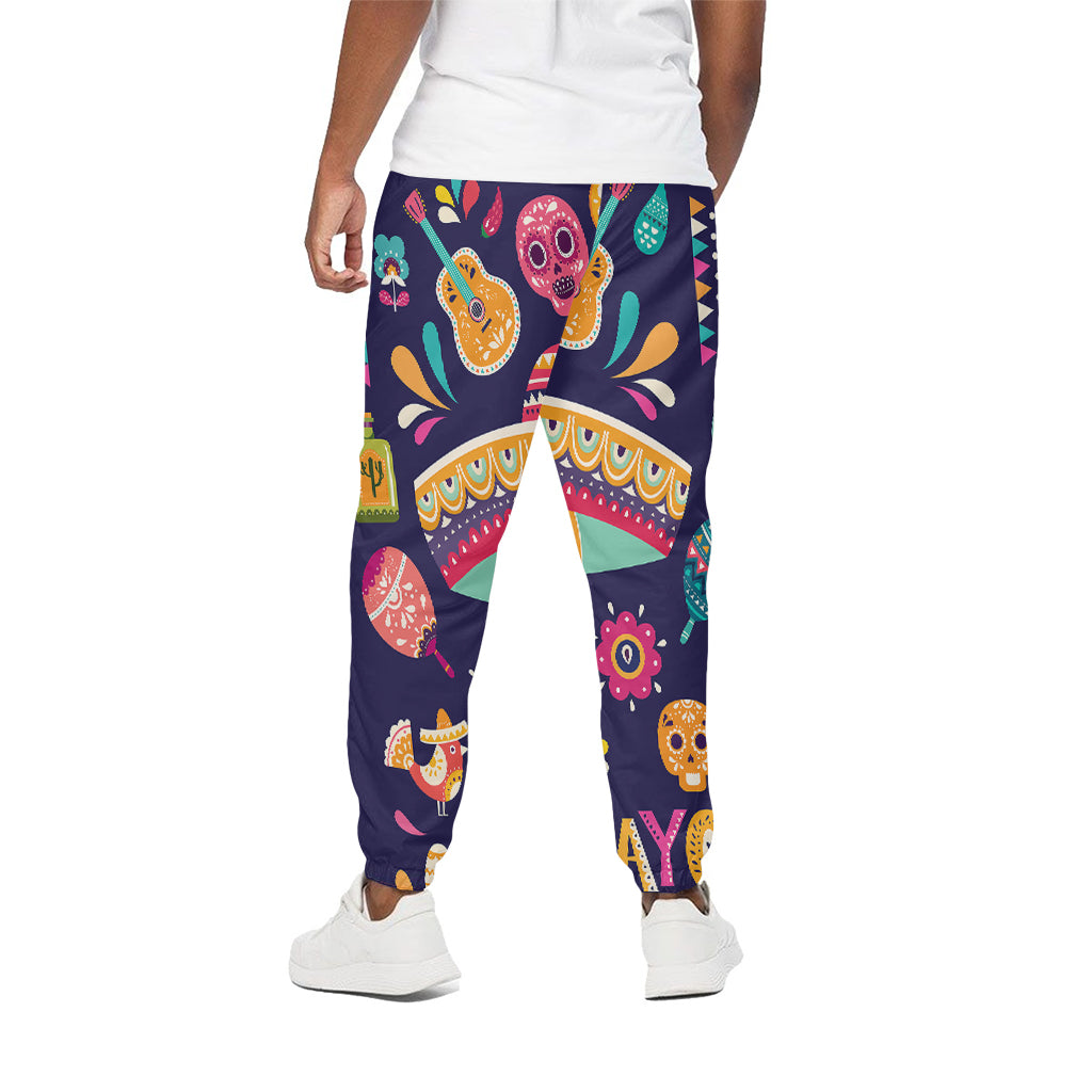 Mexican Skull Cinco de Mayo Print Cotton Pants