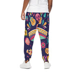 Mexican Skull Cinco de Mayo Print Cotton Pants