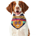 Mexican Skull Cinco de Mayo Print Dog Bandana
