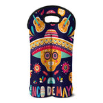 Mexican Skull Cinco de Mayo Print Double Neoprene Wine Tote