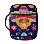 Mexican Skull Cinco de Mayo Print Front Pocket Bible Bag