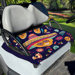 Mexican Skull Cinco de Mayo Print Golf Cart Seat Cover