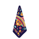 Mexican Skull Cinco de Mayo Print Hand Towel