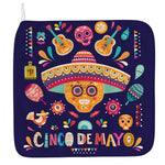 Mexican Skull Cinco de Mayo Print Hand Towel