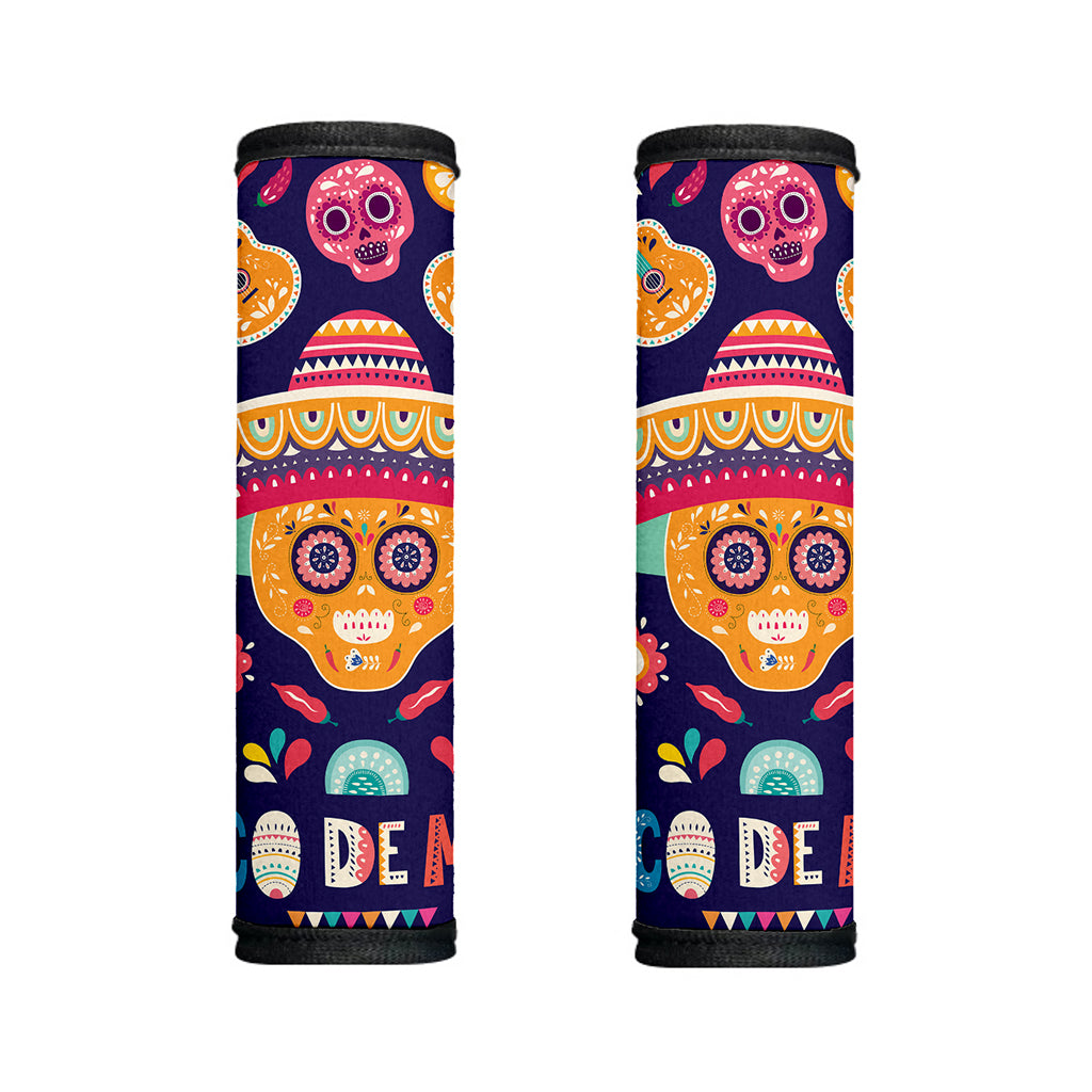Mexican Skull Cinco de Mayo Print Handle Covers