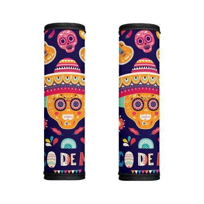 Mexican Skull Cinco de Mayo Print Handle Covers