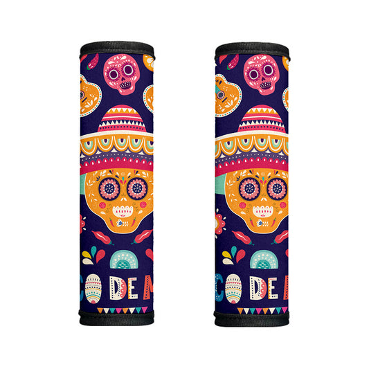 Mexican Skull Cinco de Mayo Print Handle Covers