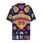 Mexican Skull Cinco de Mayo Print Hawaiian Shirt