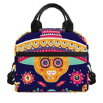Mexican Skull Cinco de Mayo Print Insulated Lunch Bag