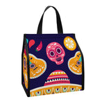Mexican Skull Cinco de Mayo Print Insulated Lunch Tote