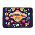 Mexican Skull Cinco de Mayo Print Kitchen Mat