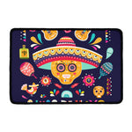 Mexican Skull Cinco de Mayo Print Kitchen Mat