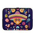 Mexican Skull Cinco de Mayo Print Laptop Sleeve
