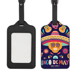 Mexican Skull Cinco de Mayo Print Luggage Tag