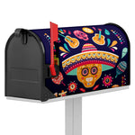 Mexican Skull Cinco de Mayo Print Mailbox Cover