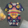 Mexican Skull Cinco de Mayo Print Men's Bodysuit