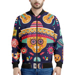 Mexican Skull Cinco de Mayo Print Men's Bomber Jacket