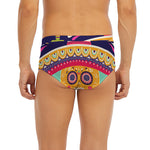 Mexican Skull Cinco de Mayo Print Men's Briefs