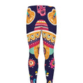 Mexican Skull Cinco de Mayo Print Men's Leggings