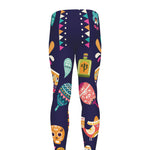 Mexican Skull Cinco de Mayo Print Men's leggings