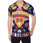 Mexican Skull Cinco de Mayo Print Men's Shirt