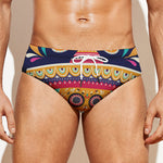 Mexican Skull Cinco de Mayo Print Men's Swim Briefs