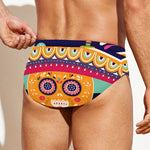 Mexican Skull Cinco de Mayo Print Men's Swim Briefs
