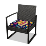 Mexican Skull Cinco de Mayo Print Outdoor Seat Cushion Cover